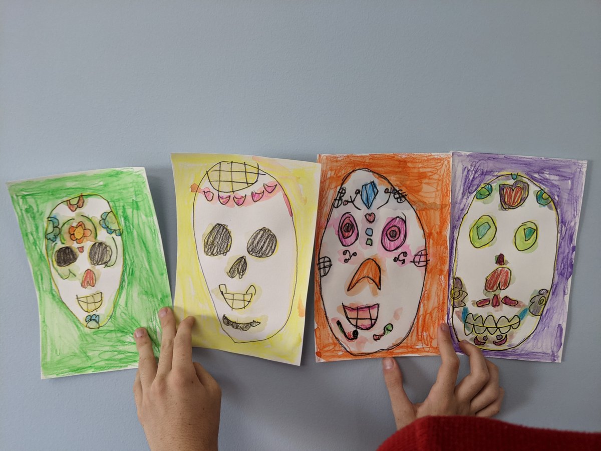 Colorful School Art I Made With Markers and Crayons