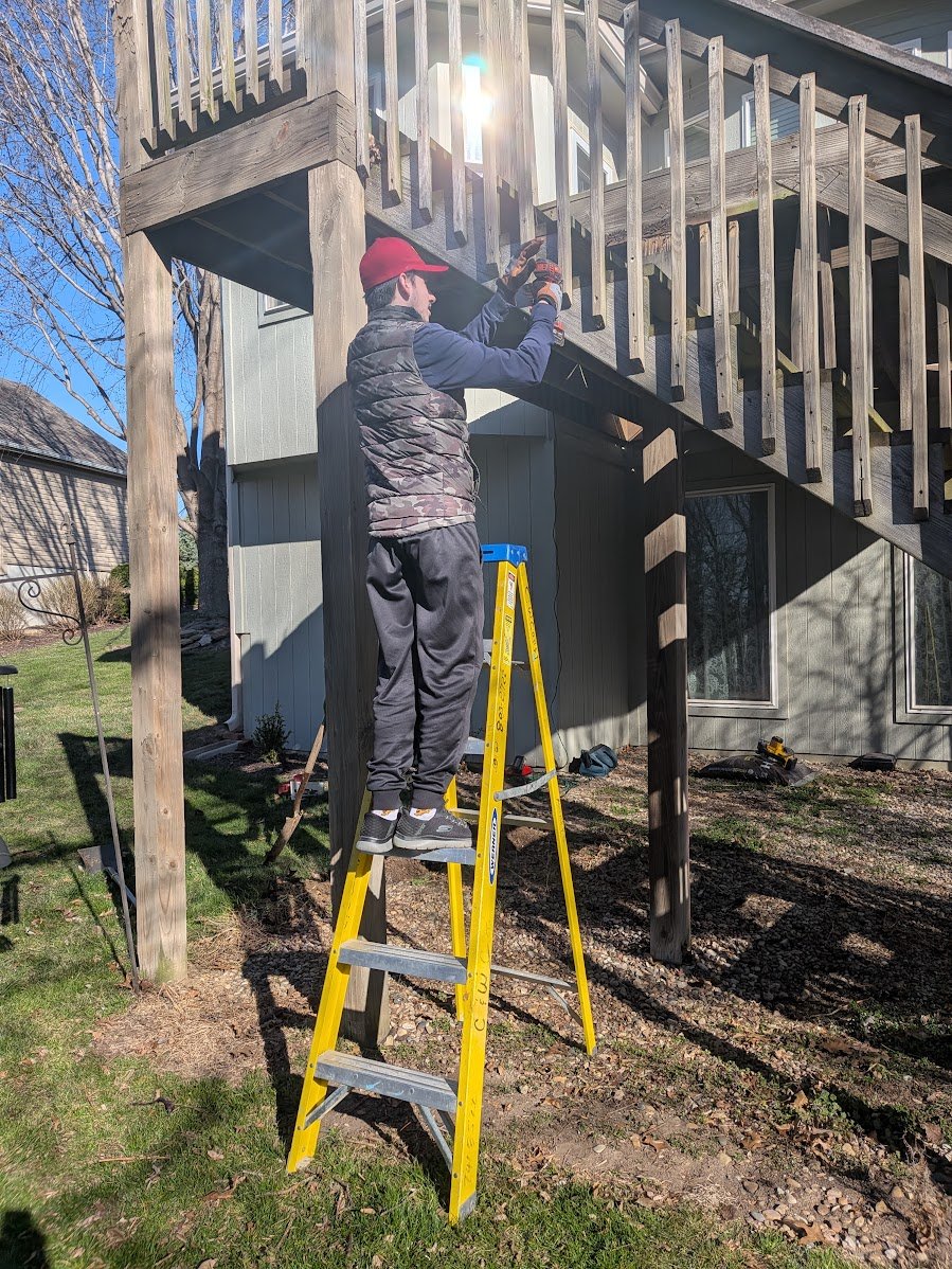 Removing the old spindles