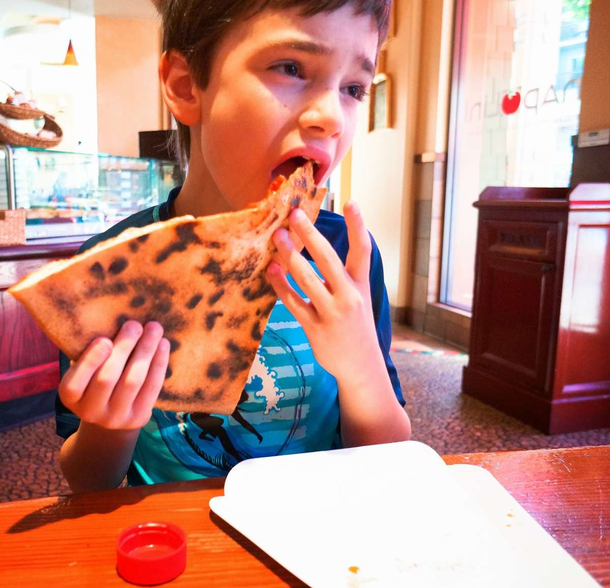 Eating Pizza Upside Down So I Don't Burn The Roof Of My Mouth