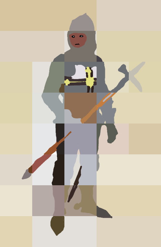 Pixelated Warrior