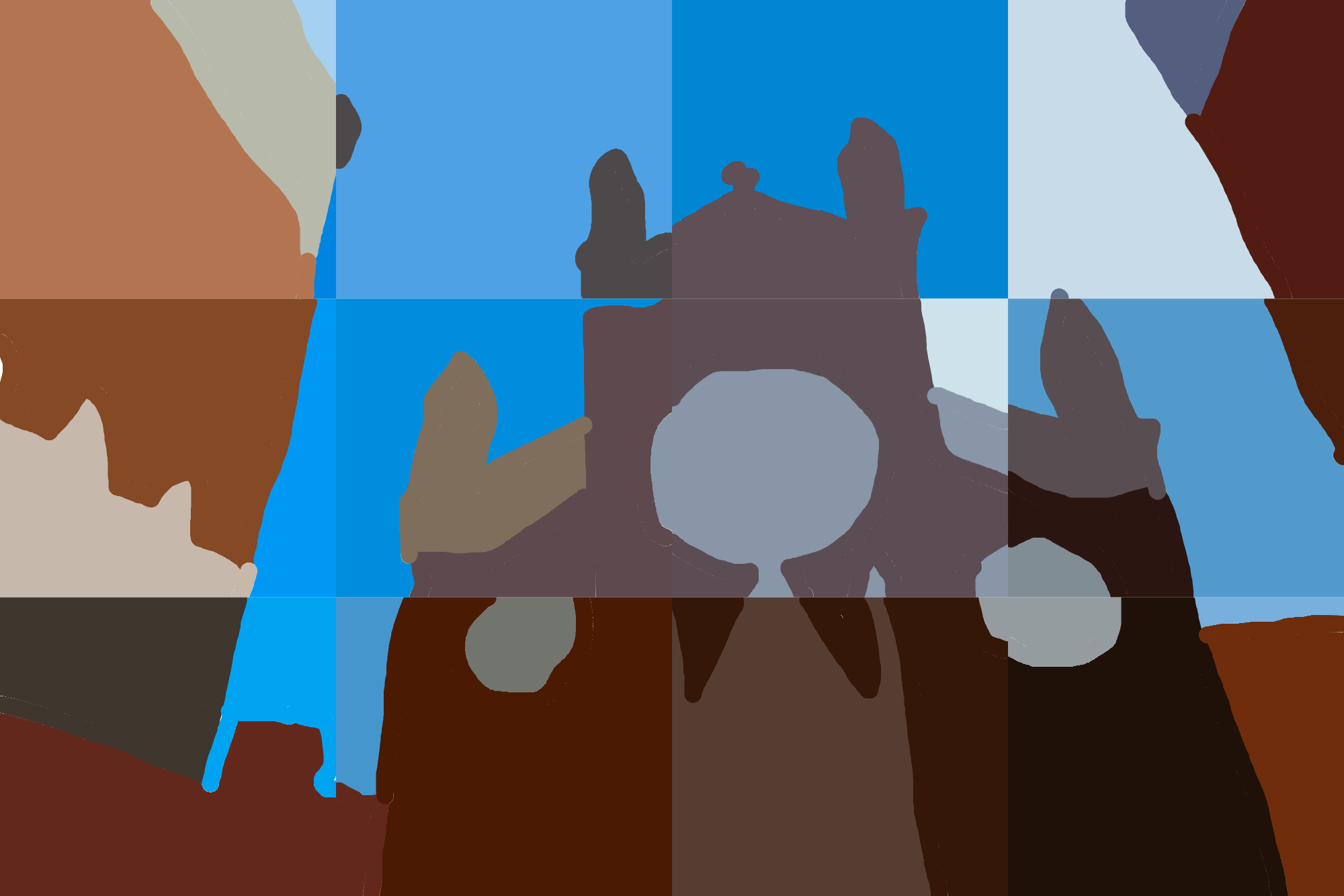 Silent Silhouettes: The Sunlit Cathedral