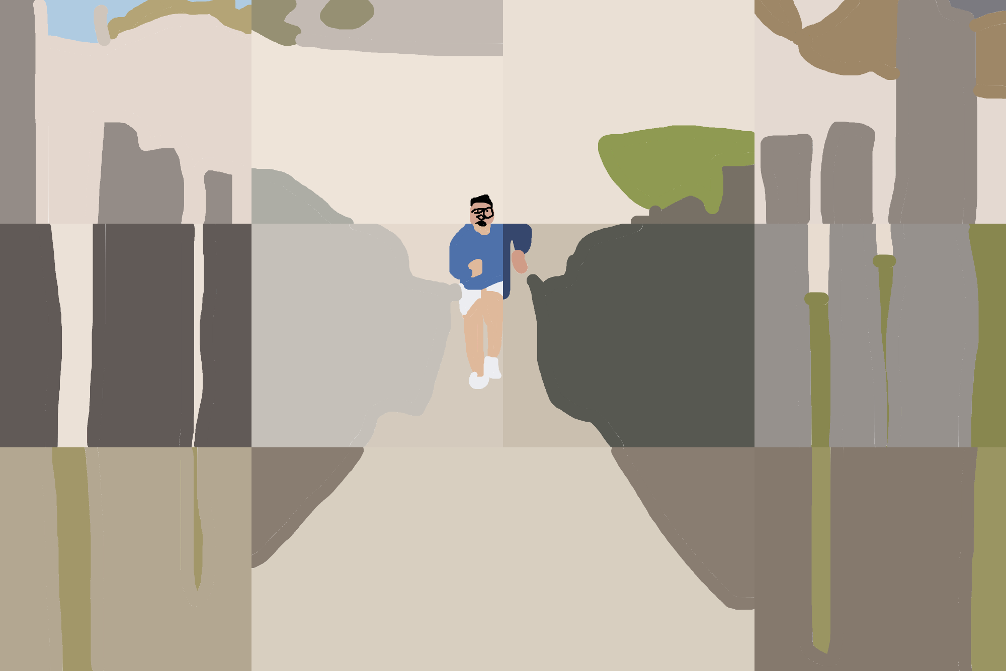 Runner in Motion