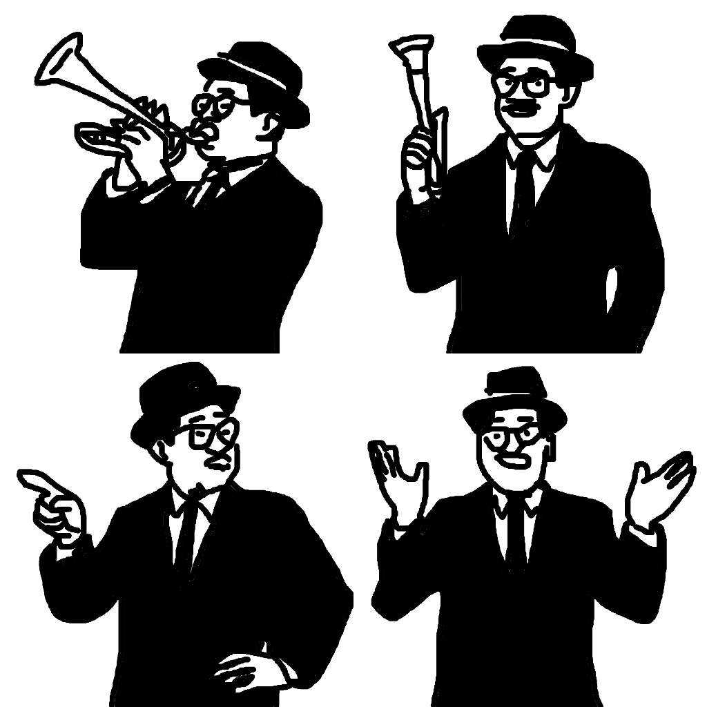 Expressive Quartet: A Study in Gesture