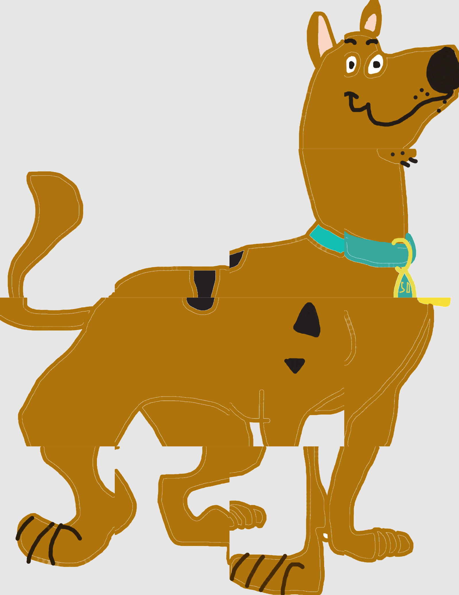 Whimsical Canine Adventure