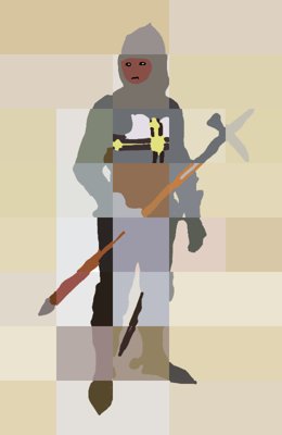 Pixelated Warrior