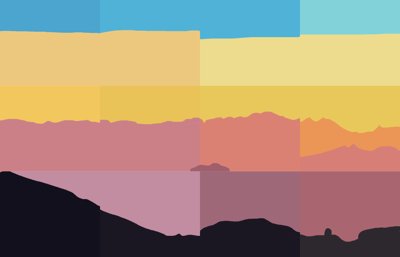 Pixelated Horizon
