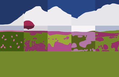 Patchwork Landscape: A Study in Color