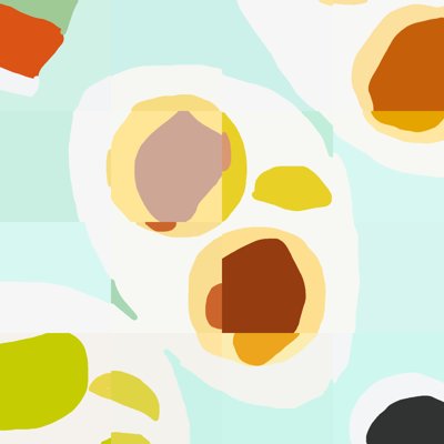 Taco in Abstract Harmony