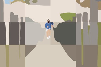 Runner in Motion